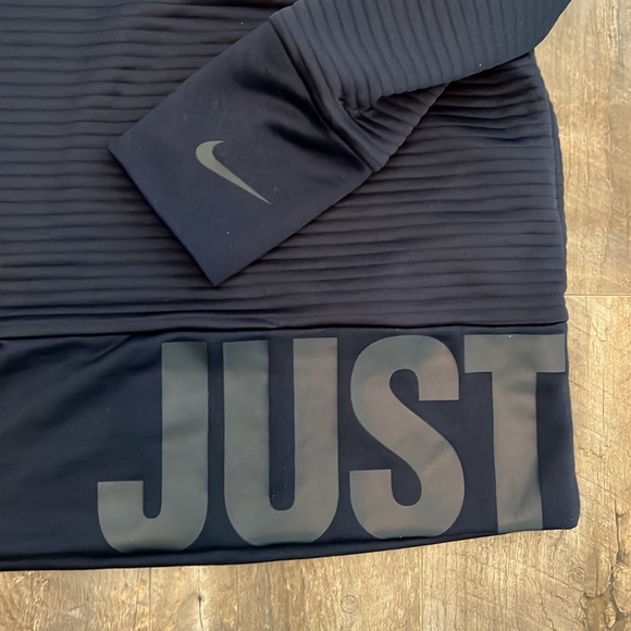 Nike Dri-fit ribbed lightweight JUST DO IT sweatshirt - Picture 3 of 5